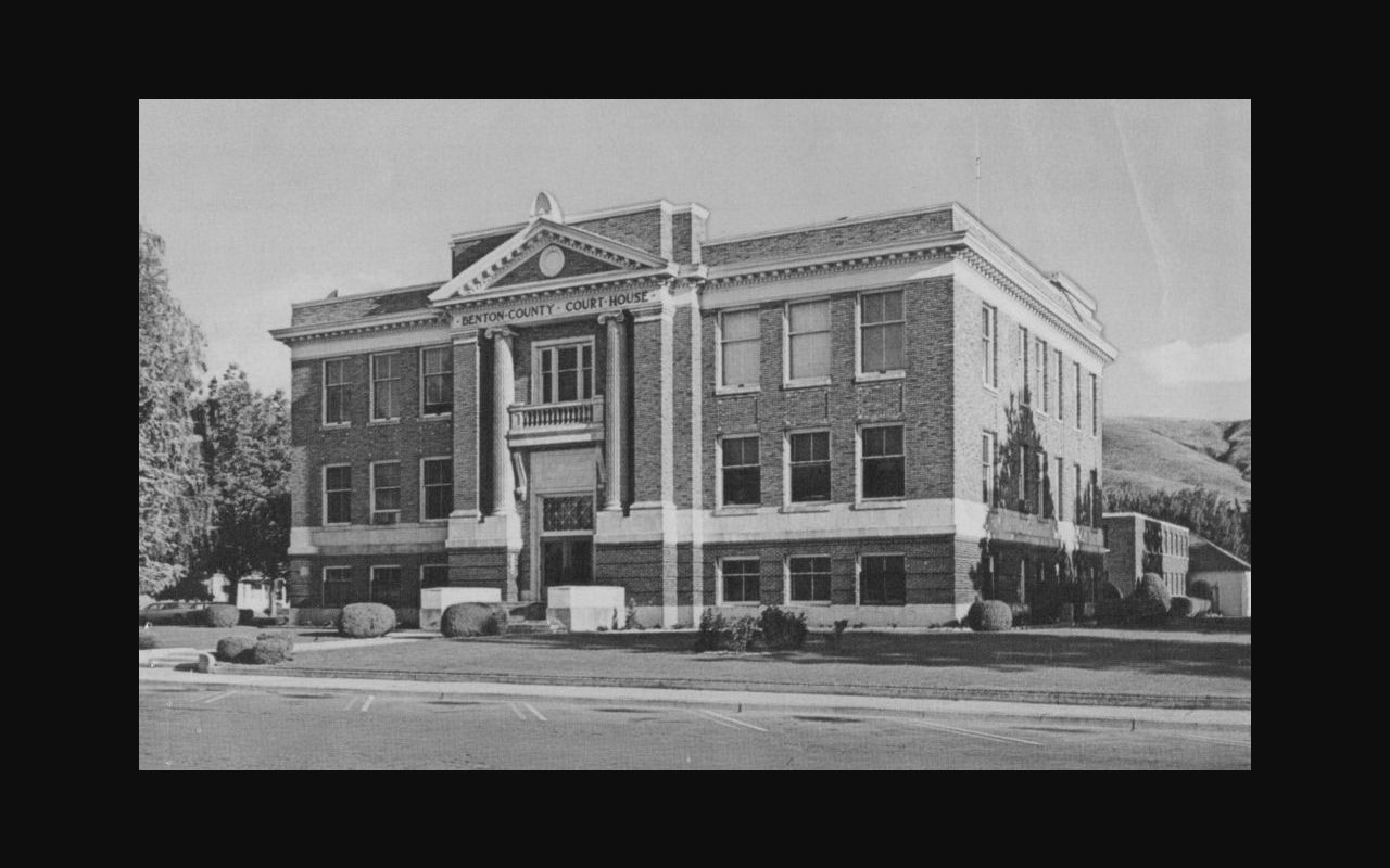 benton county court docket historic courthouse prosser