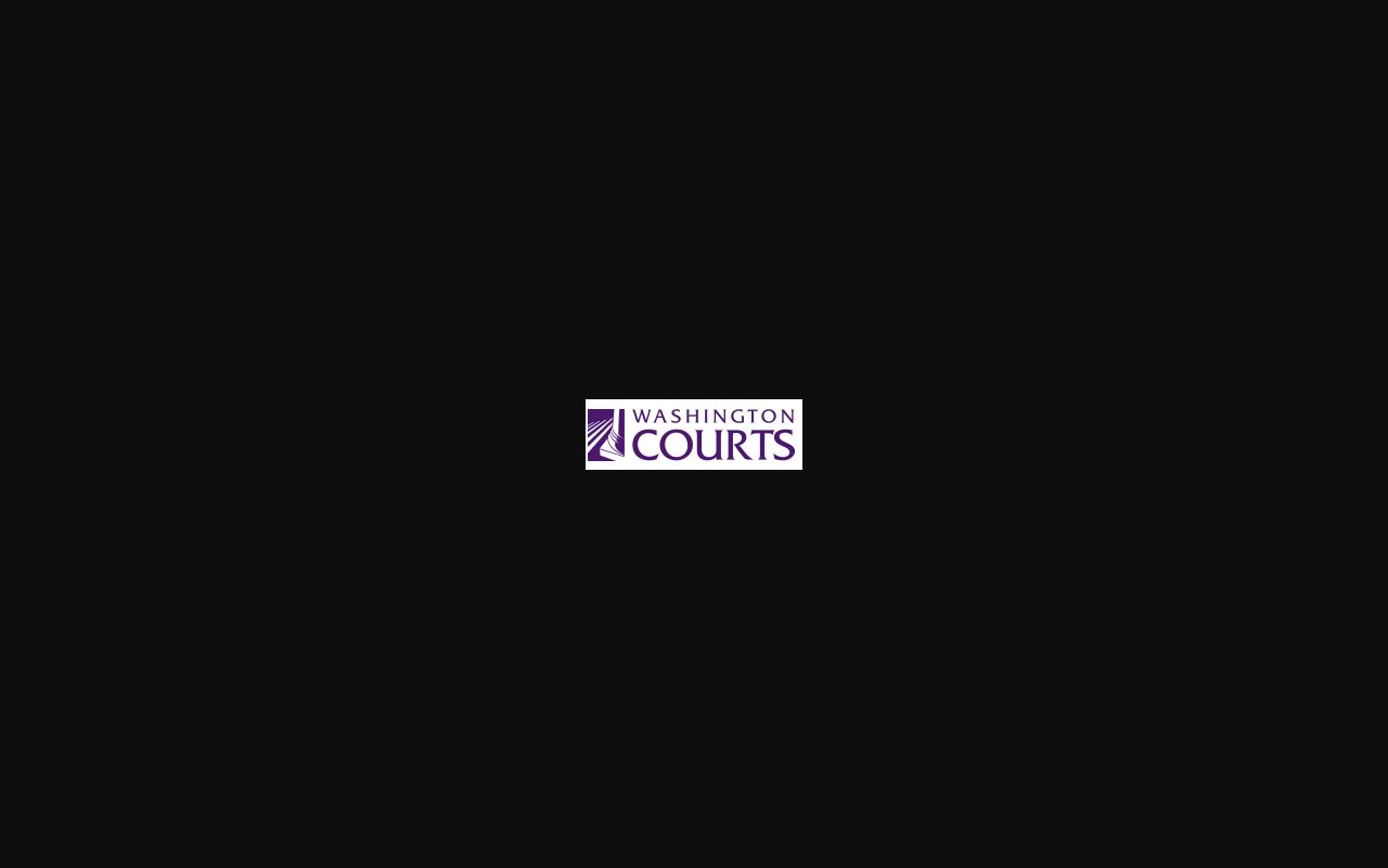 Washington State Courts official logo for court docket records